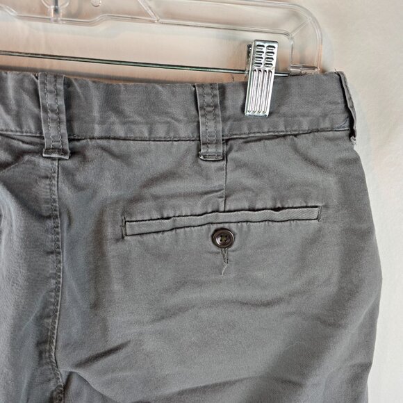 J Crew Shorts Mens 30 Grey Chino Summer Preppy Stretch 9" Inseam Casual Classic - Picture 5 of 9